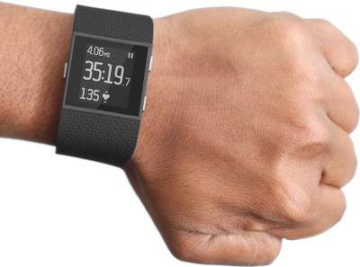 Fitbit Surge Fitness Superwatch Black Smartwatch (Black Strap S) 