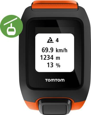 TomTom Adventurer Cardio, GPS Fitness Watch with Heart Rate Monitor Orange Smartwatch