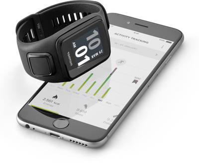 TomTom Spark 3 Music, GPS with Bluetooth Headphones Black Smartwatch