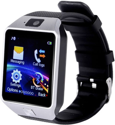 

Wonder World ™ CooL GeaR DZ09 phone Silver Smartwatch(Silver Strap Regular)
