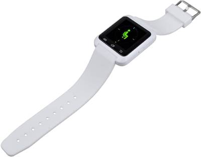 Influx ™ U-8 Imported Bluetooth Inteligente® White Smartwatch (White Strap Free Size) 