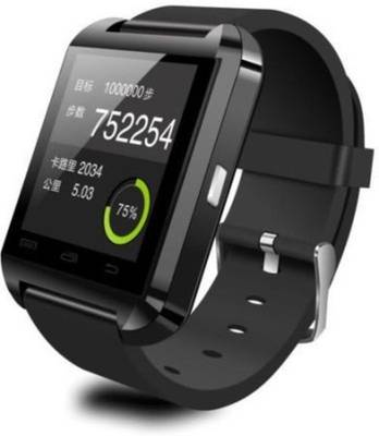 MM Unisex Bluetooth Watch for Android Mobile Phones with Pedometer and Sleep Record Smartwatch (Black Strap) 