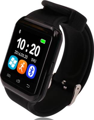 Bingo U8S Black Smart Bluetooth Notification Watch With HD Sound Smartwatch