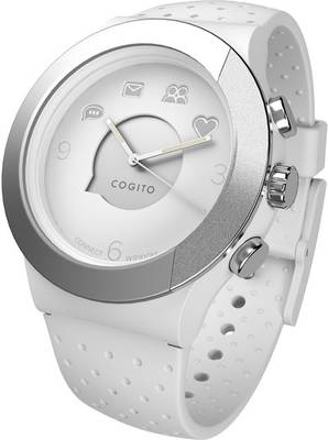 COGITO Fit Smartwatch (White Strap) 