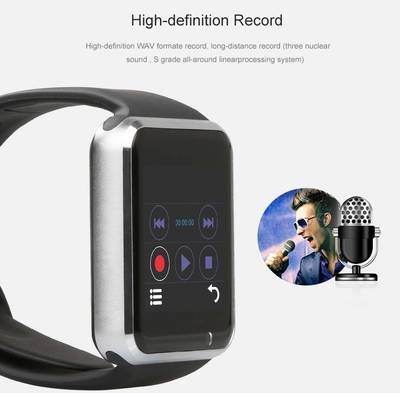 Celestech with SIM card, 32GB memory card slot, Bluetooth and Fitness Tracker White Smartwatch