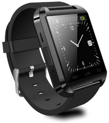 

Roiex U8 Bluetooth, Android, iOS, & Smart Phones Designed Black Smartwatch(Black Strap Free Size)