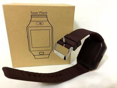 VibeX ® DZ-09 Mobile GSM-SIM Card Sport Camera HD Gold Smartwatch (Gold Strap Free Size) 