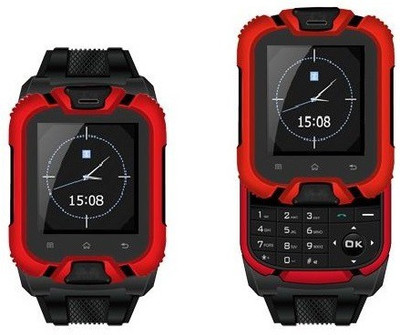 

Kenxinda W2 Peppy Red Smartwatch(Black Strap Regular)