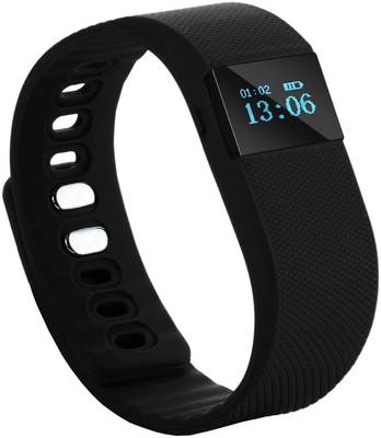 Wayona Tw64 Smart band, Sports Bracelet, Wristband Fitness Tracker for iPhone and Android phone Smartwatch (Black Strap) 