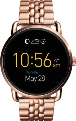 Fossil Wander RG Bracelet For Women Rose Gold Smartwatch