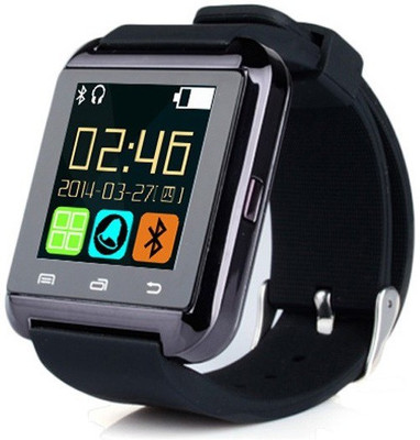 

Qtec SWU8 Smartwatch(Black Strap Regular)