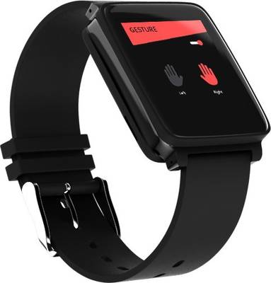 Hug Gesture Control Midnight Black Smartwatch
