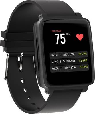 Hug Gesture Control Midnight Black Smartwatch
