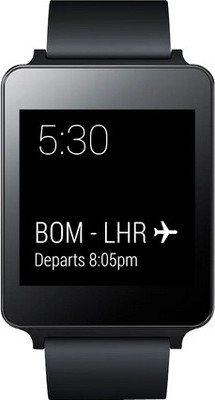 

LG W100 Smartwatch(Black Strap Regular)
