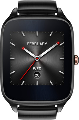 

Asus Zenwatch 2 Gunmetal Case with Metal Strap Gunmetal Grey, Black Smartwatch(Black Strap Regular)