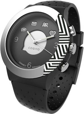 COGITO Fit Smartwatch (Black Strap) 