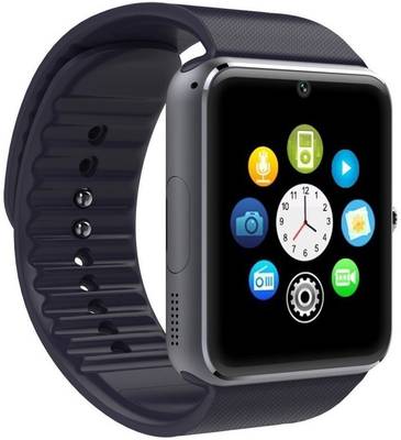 Maya GT08 Smartwatch (Black Strap) 