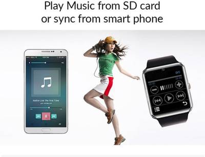 RoQ GT 08 Black SIM Card With 32 GB Memory Smartwatch