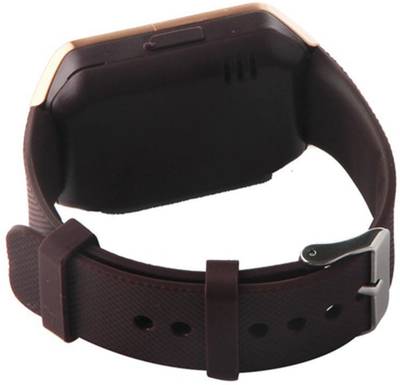 Influx ® Gear Bluetooth Mobile Sim Phone with Pedometer Call Reminder Phone DZ09 Gold Smartwatch