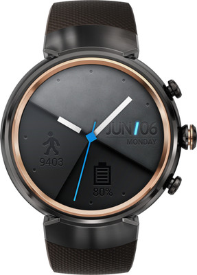 

Asus Zenwatch3 Brownish Grey Rubber Strap with Gunmetal case(Brown Strap Regular)