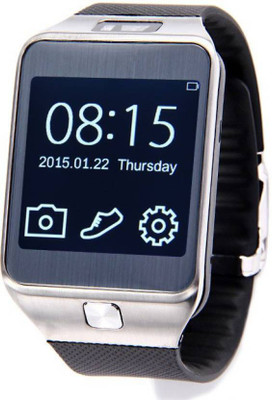 

Sicario Moda WS04 with SIM, 32 GB Memory Card Slot, Bluetooth and Fitness Tracker Stainless Steel Smartwatch(Black Strap Regular)