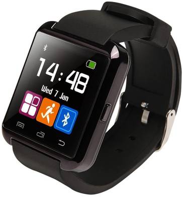 ZOON U8 balck Smartwatch (Black Strap) 