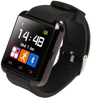 

Kewin U8 Black Smartwatch(Black Strap Regular)