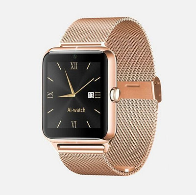 

Maya Smart Watch with heart rate Smartwatch(Gold Strap Regular)