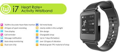 Enhance Limited edition premium i7 Black with heart rate Smartwatch Smartwatch