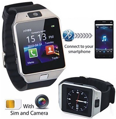 

Maxed 284 Silver Smartwatch(Black Strap Regular)