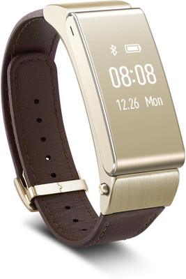 

Wonder World Talk™ Fitness Gold Smartwatch(Black Strap Regular)