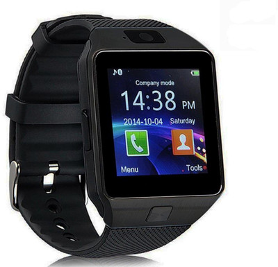 

DUJ International DZ09 Black Smartwatch(Black Strap Regular)