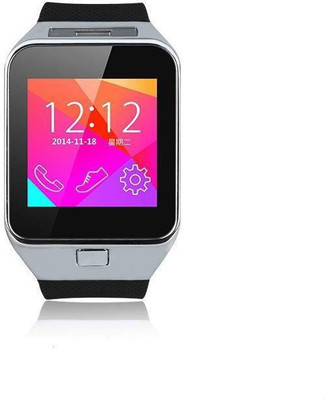 

Mobilegear Bluetooth Smart Wrist Watch Mobile Phone with SIM Slot,Camera & Android iOS Connectivity Smartwatch(Black Strap Medium)