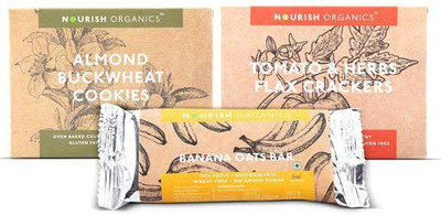 

Nourish Organics Healthy Snacking Combo(300 g, Pack of 3)
