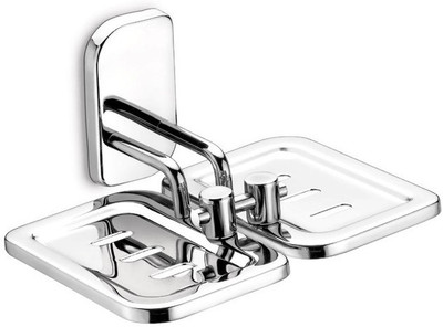 

Dazzle Double Soap Dish Stainless Steel(Steel)