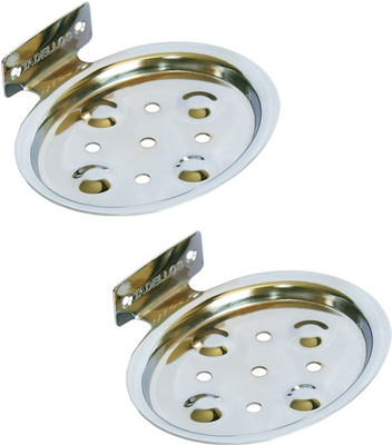 

Doyours Doyours 2pcs Tadellos SS Soap Dish(Steel, Glossy), Glossy;steel
