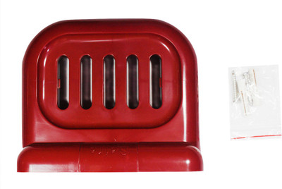 

Saira Maroon Plastic Soap Dish Wall-Mount and Counter-Top Dual Design(Maroon)