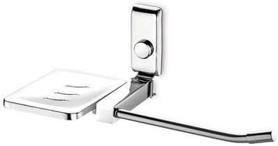

Dazzle Soap Dish with Napkin Holder Stainless Steel(Steel)