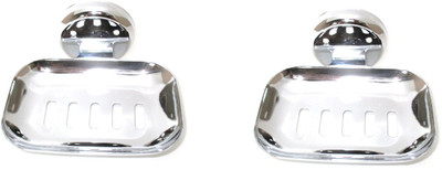 

Royal Indian Craft Sparkling Stainless Steel Soap Holder (Pack of 2)(Glossy Steel)