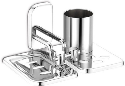 

dazzle Stainless Steel Toothbrush Holder(Wall Mount)
