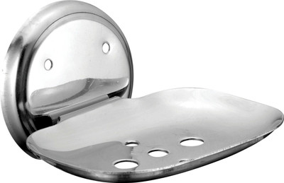 

Kamal Lotus Stainless Steel Soap Dish Holder(Silver)