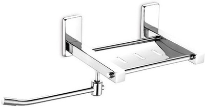 

Dazzle Soap Dish with Napkin Holder Stainless Steel(Steel)