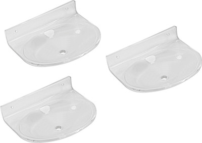 

Admire Soap Dish Oval Combo 3pc(Transparent)