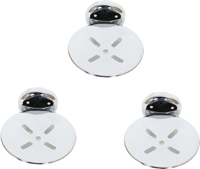 

Royal Indian Craft Gen Next Stainless Steel Soap Holder (Pack of 3)(Glossy Steel)