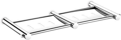 

Dazzle Double Soap Dish Stainless Steel(Steel)