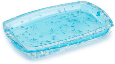 

Bluewater Soap Dish with Silver Bits(Blue)