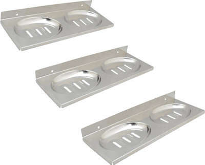 

Taj 3 soap dish(Silver)
