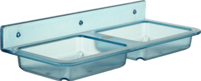 

Zoom Zoom Double Soap Dish of ABS Plastic Unbreakable For Bathroom Square shape (25.5 cm x 10.5 cm x 5 cm, Blue, Pack of 2) Z139-BLU-SQ(Blue)
