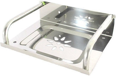 

Royal Indian Craft Square shape Stainless Steel Soap Holder(Steel)