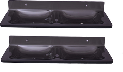 

Easyhome Furnish Double Soap Dish(Black)